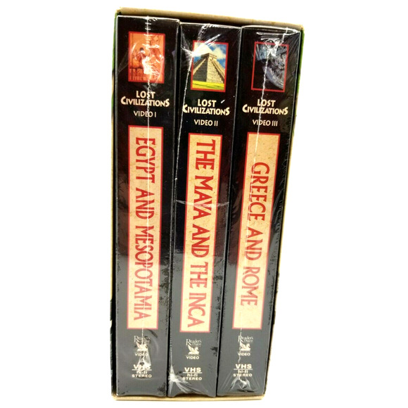 Lost Civilizations Reader's Digest Box Set 3 VHS Tapes NEW 1995 - Picture 10 of 10